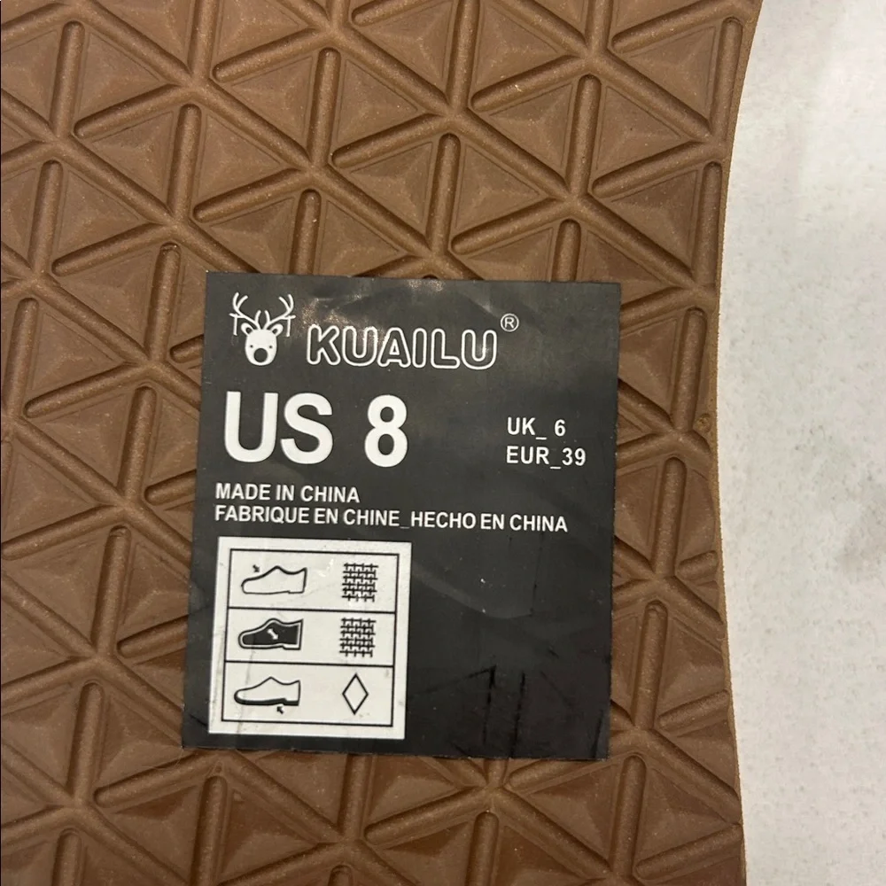 KuaiLu Flip Flops for Women with‎ Arch Support Yoga Mat Comfortable Beach 8 NWT